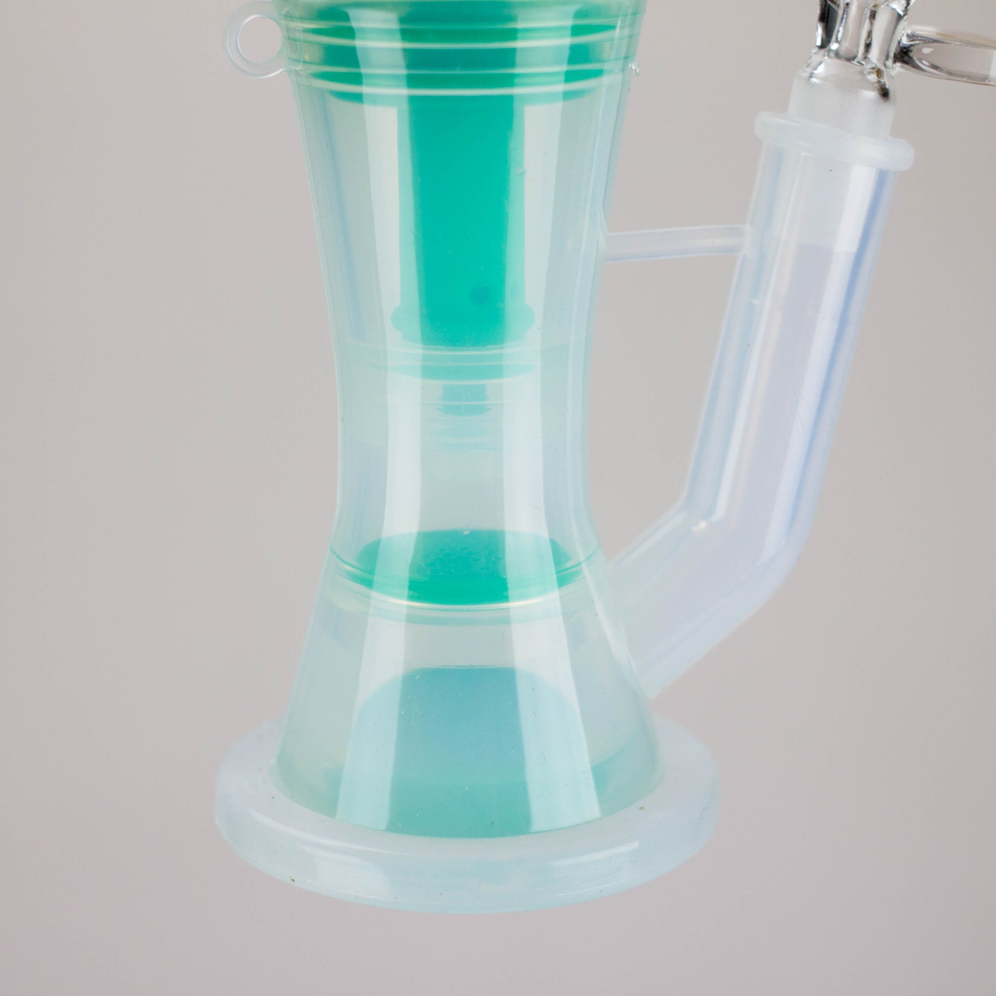 Dabware | Silicone Bubbler Platinum 10" Double Perc (Green)_5