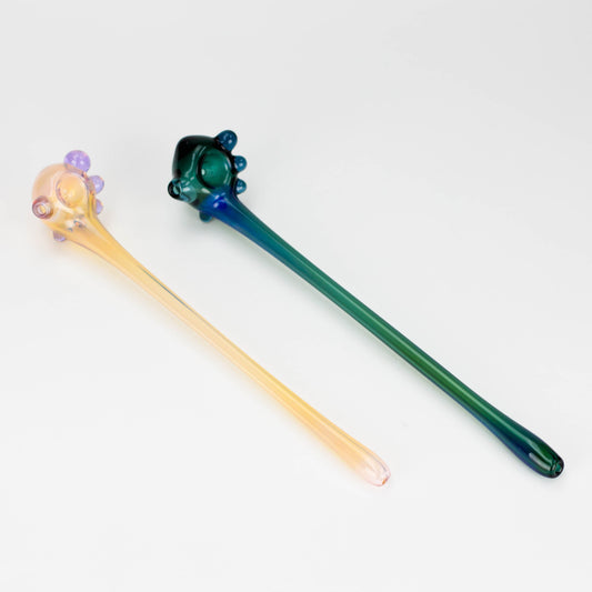Shine Glassworks | Foot Long and Coloured Hash Pipe - Made in Canada_0