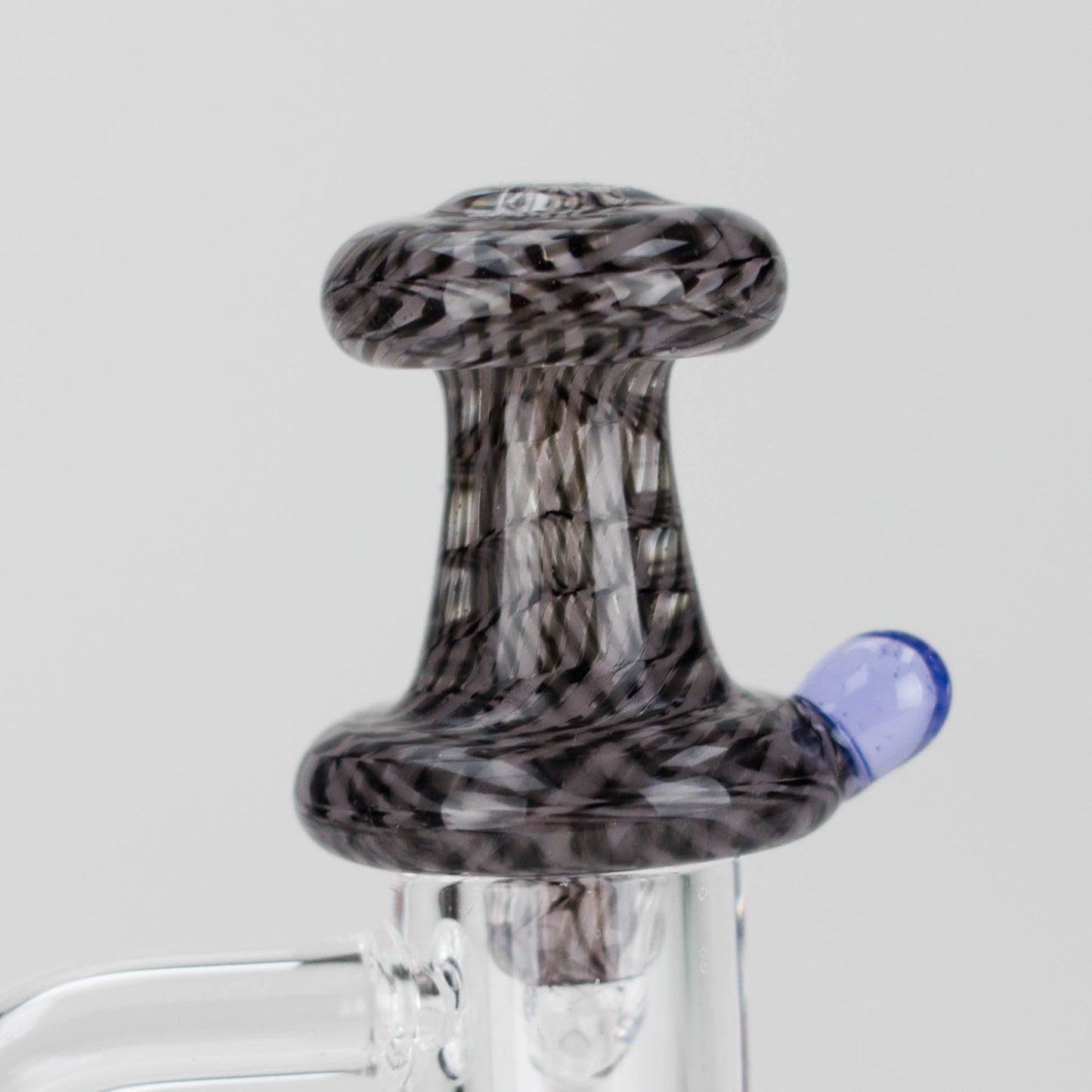Shine Glassworks | Large Latticino Directional Carb Cap - Made in Canada_2