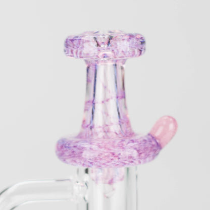 Shine Glassworks | Large Latticino Directional Carb Cap - Made in Canada_5