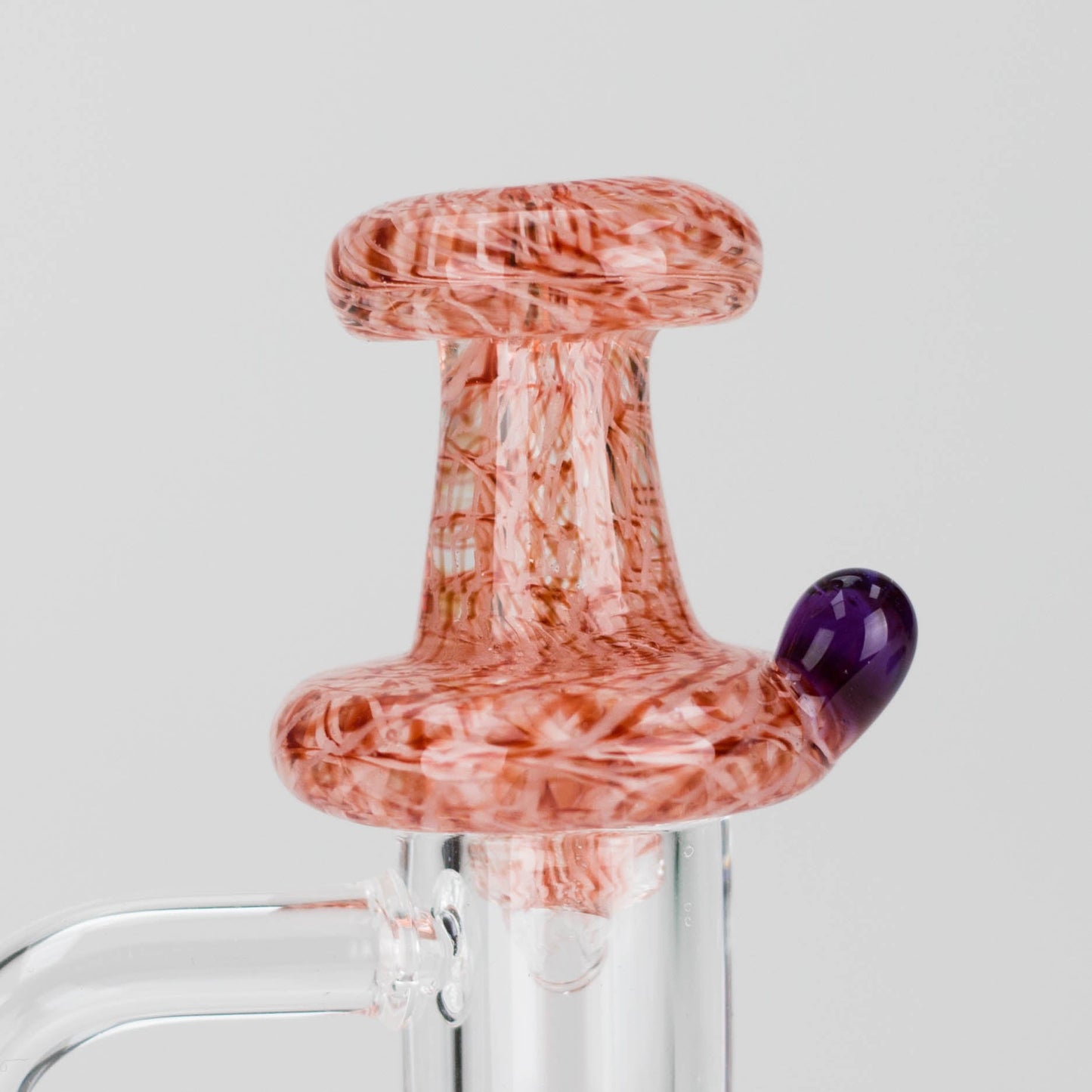 Shine Glassworks | Large Latticino Directional Carb Cap - Made in Canada_9
