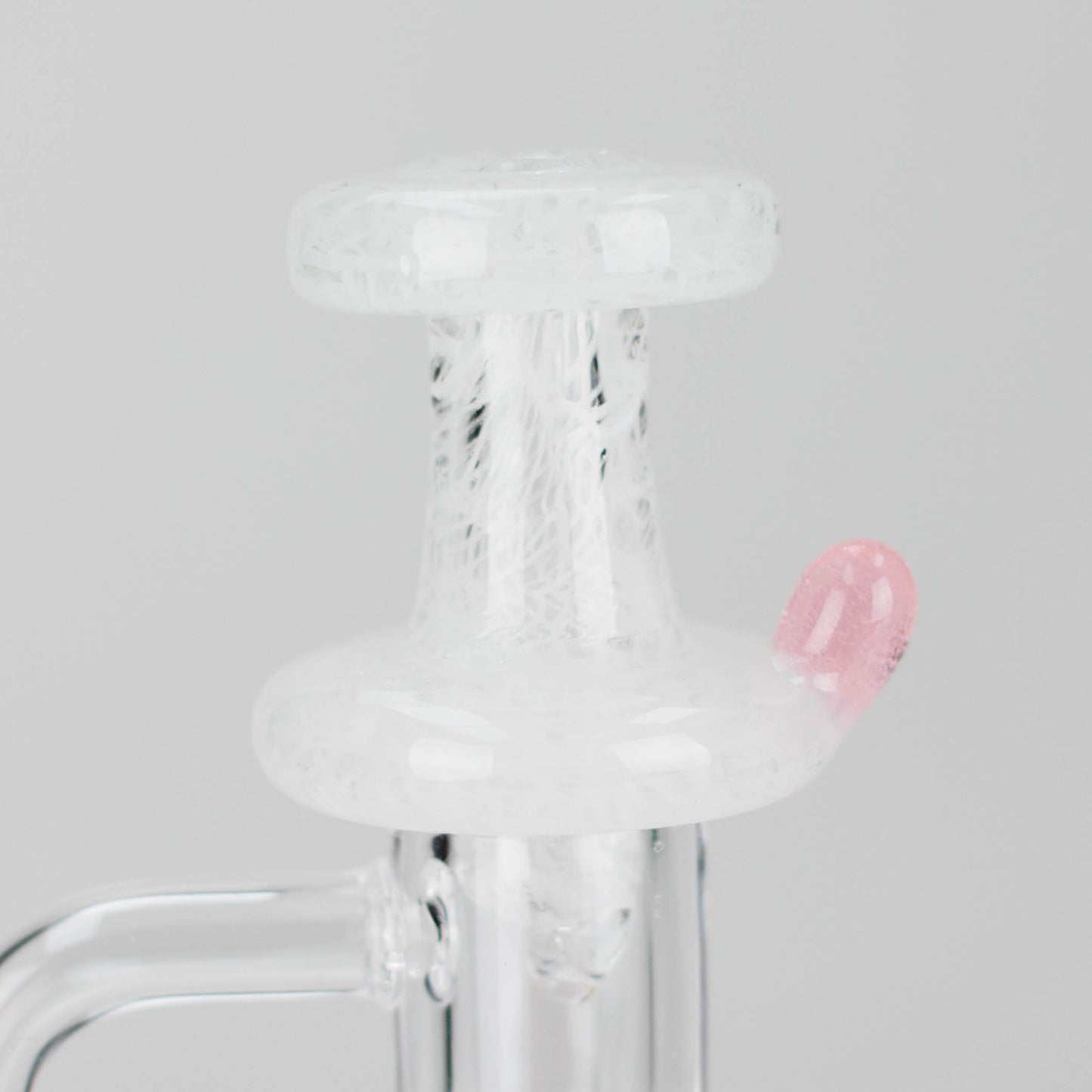 Shine Glassworks | Large Latticino Directional Carb Cap - Made in Canada_6