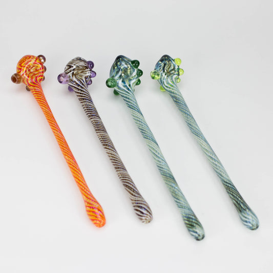 Shine Glassworks | Footlong Dichro Vackstack Hash Pipe - Made in Canada_0
