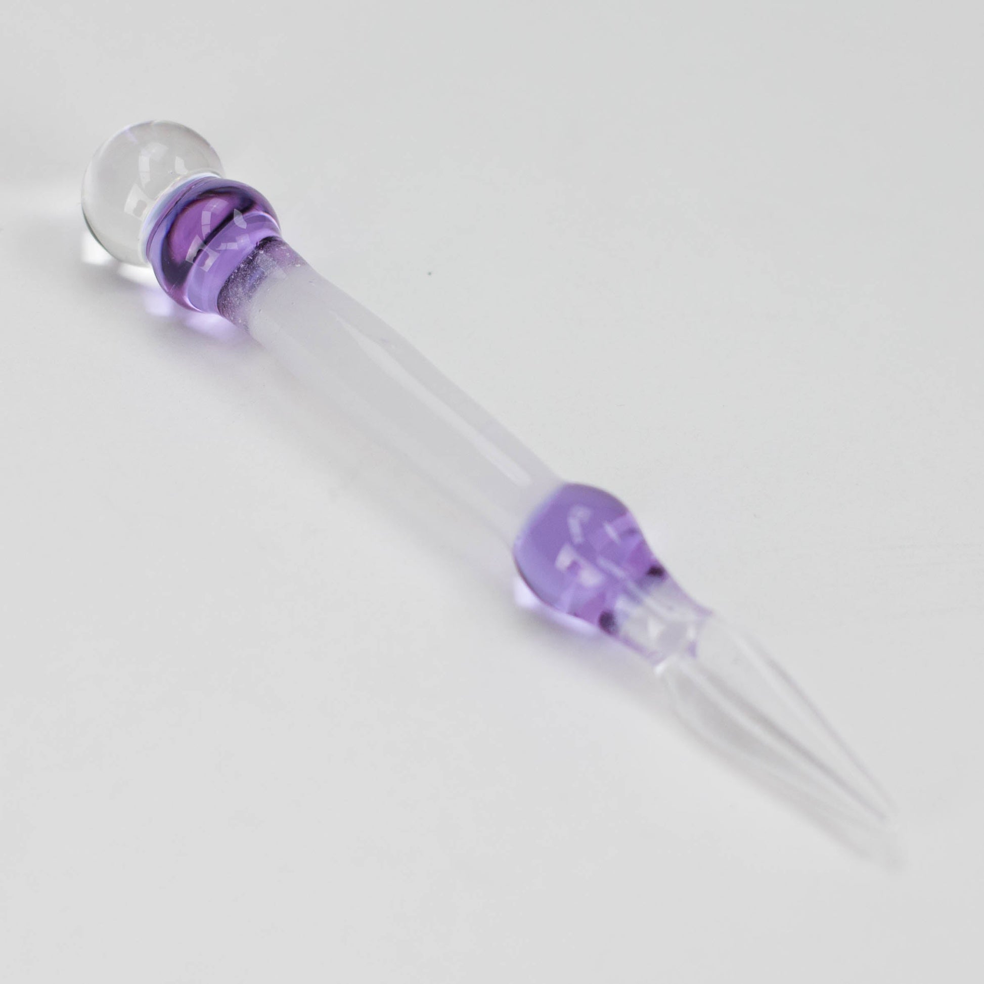 Shine glassworks | Glow in the dark Dabber with Small opal-Made In Canada_3
