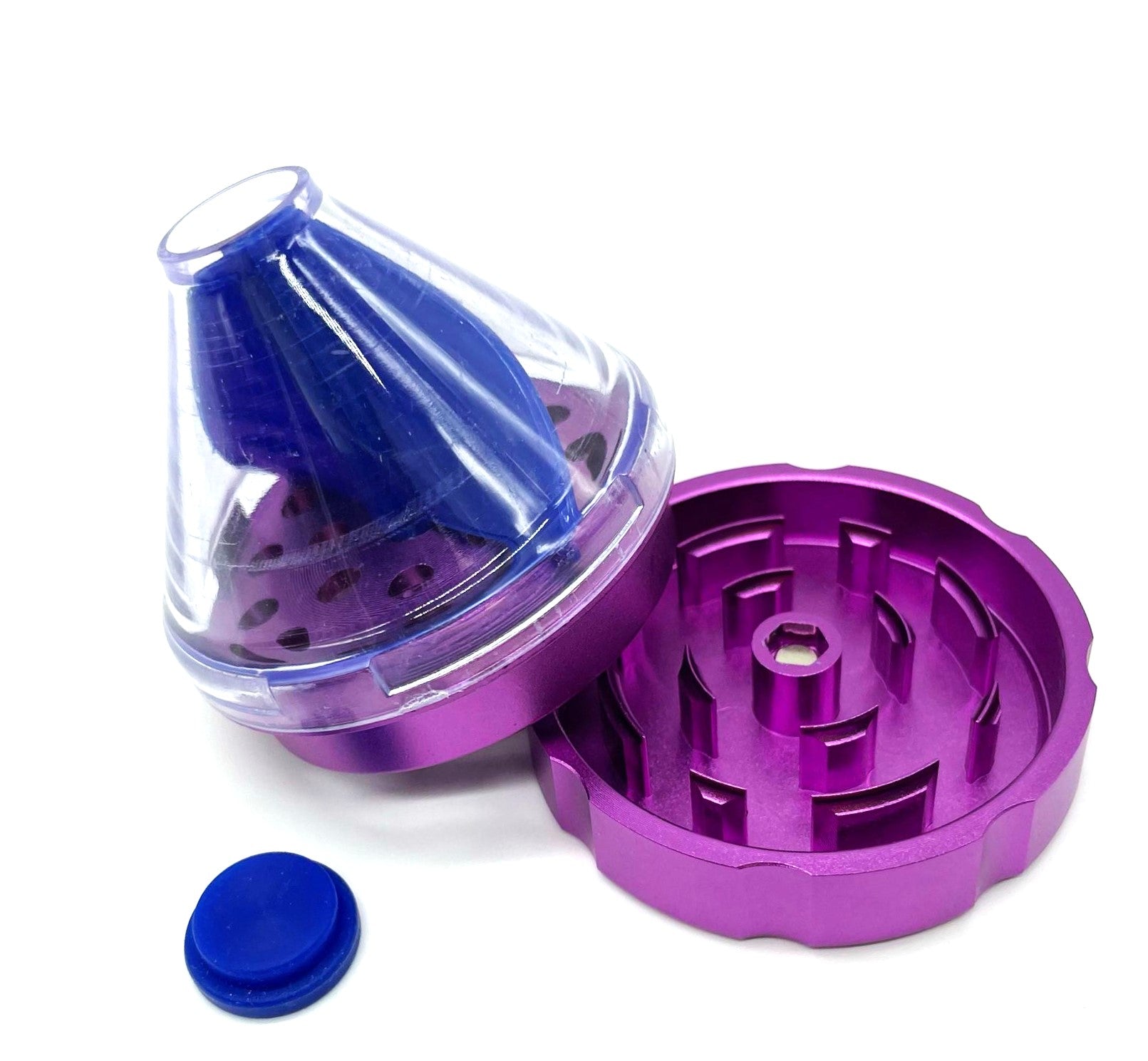 Funnel Cone Grinder with Metal Cover - Assorted [GRI416]_1