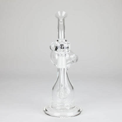 Pure Glass | 8" Infinity Recycler 2 - Flower and Dab_4