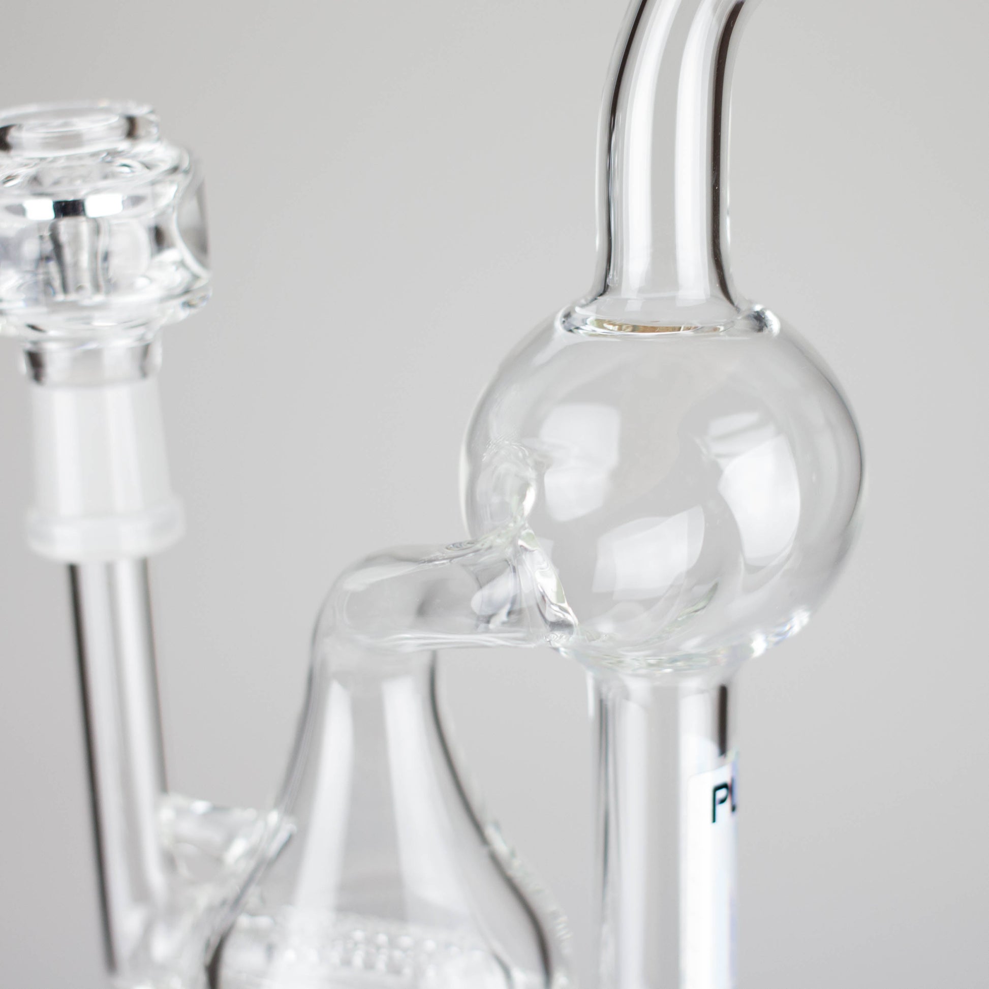 Pure Glass | 8" Infinity Recycler 2 - Flower and Dab_5