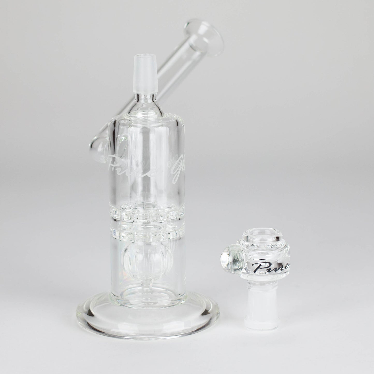 Pure Glass | 7" Mini Torus - Male 14mm_8