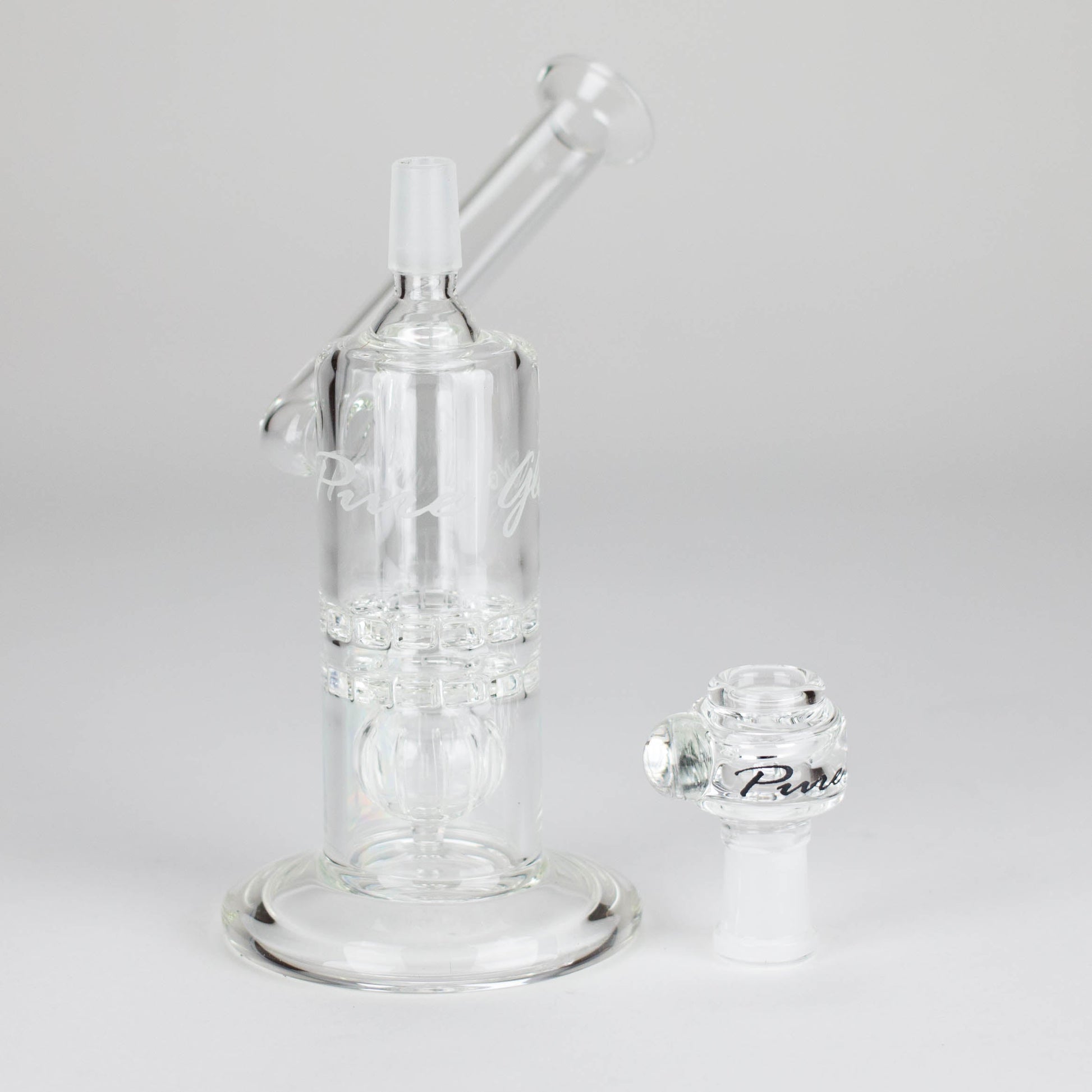 Pure Glass | 7" Mini Torus - Male 14mm_8