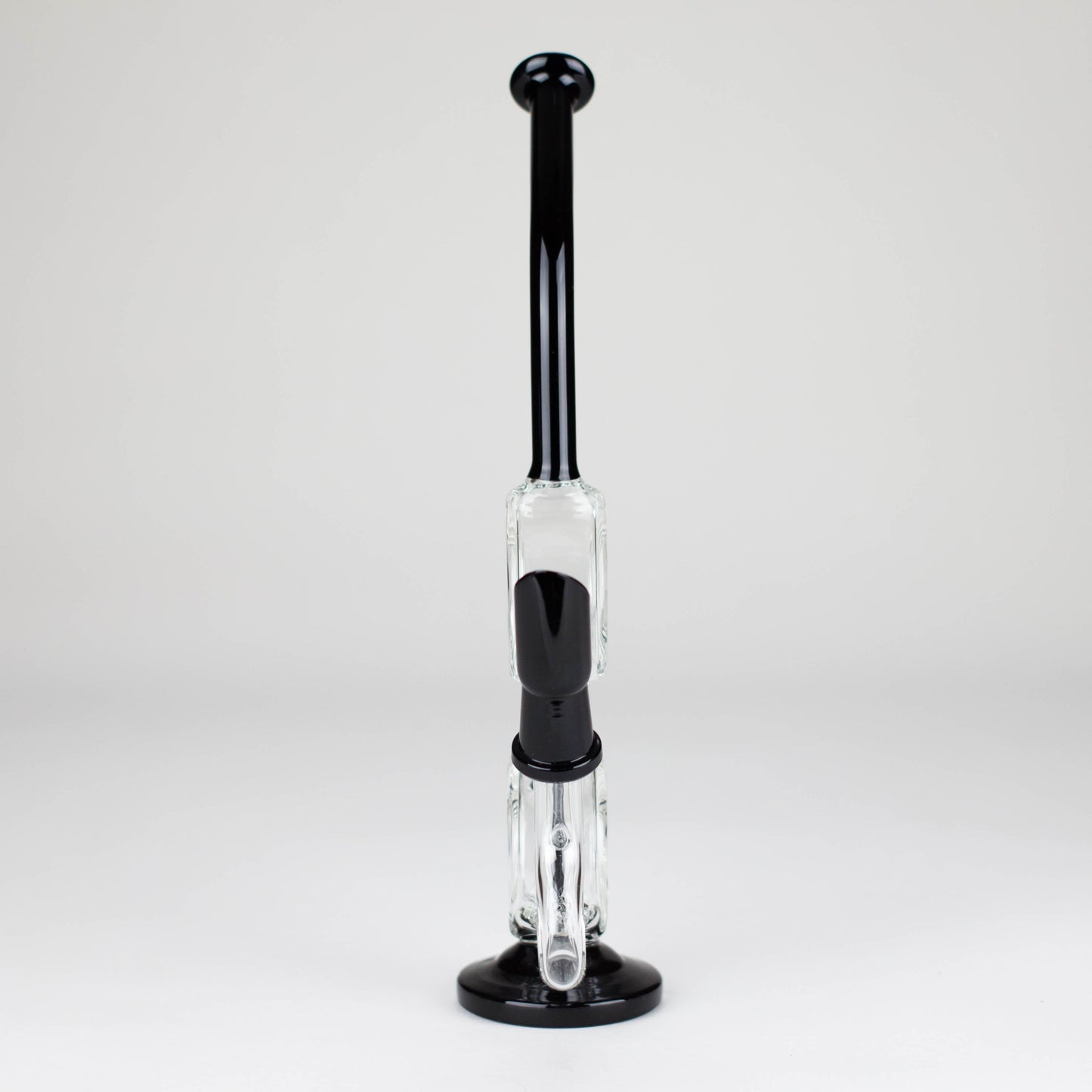 10" Dab Rig Recycler M14 - Black and Clear_2