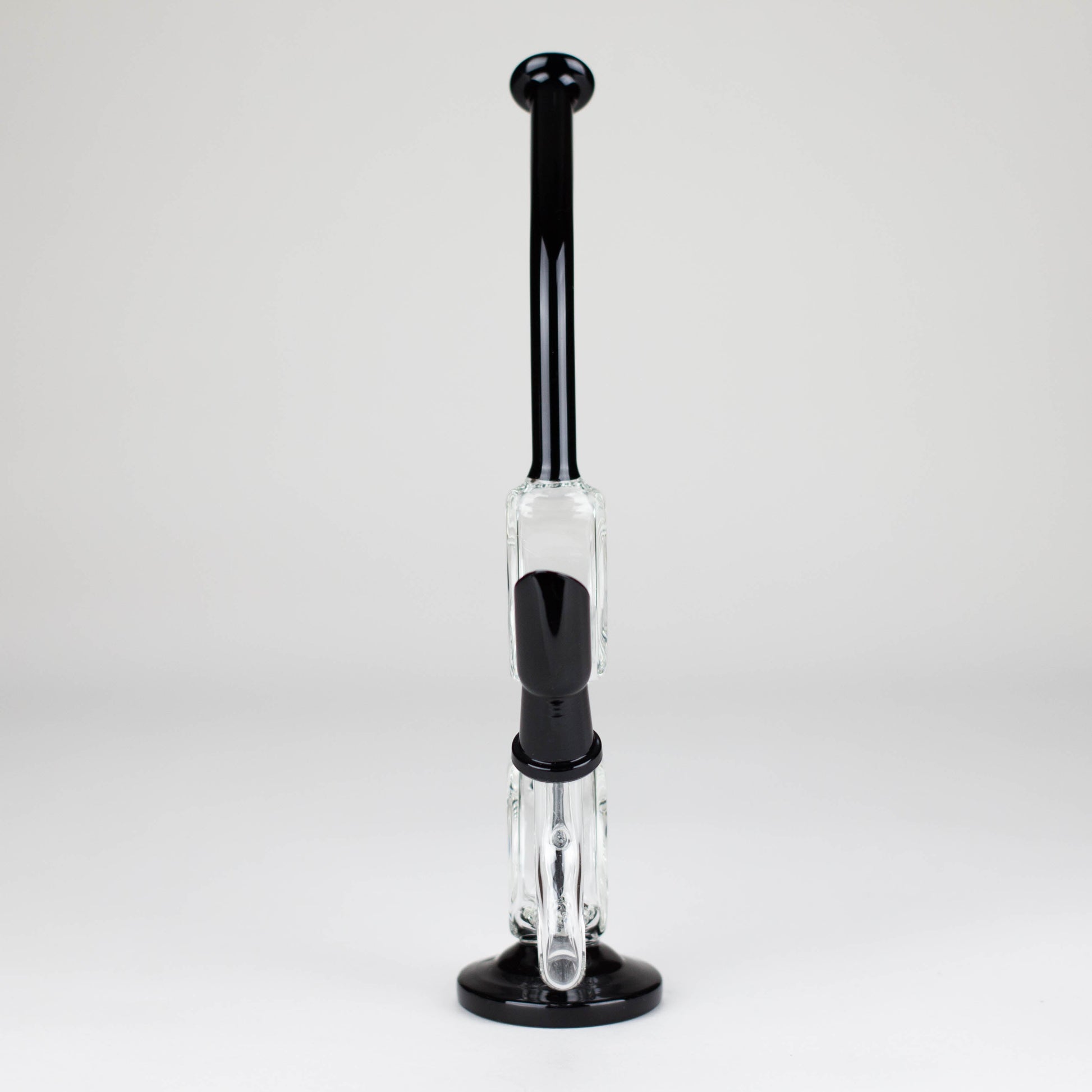 10" Dab Rig Recycler M14 - Black and Clear_2