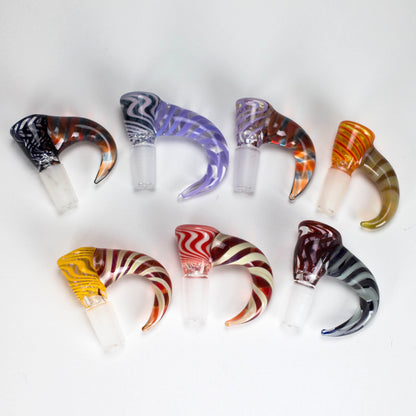 Shine Glassworks | 14mm 3 Hole Vacstack Bowl with Horn - Made in Canada_0