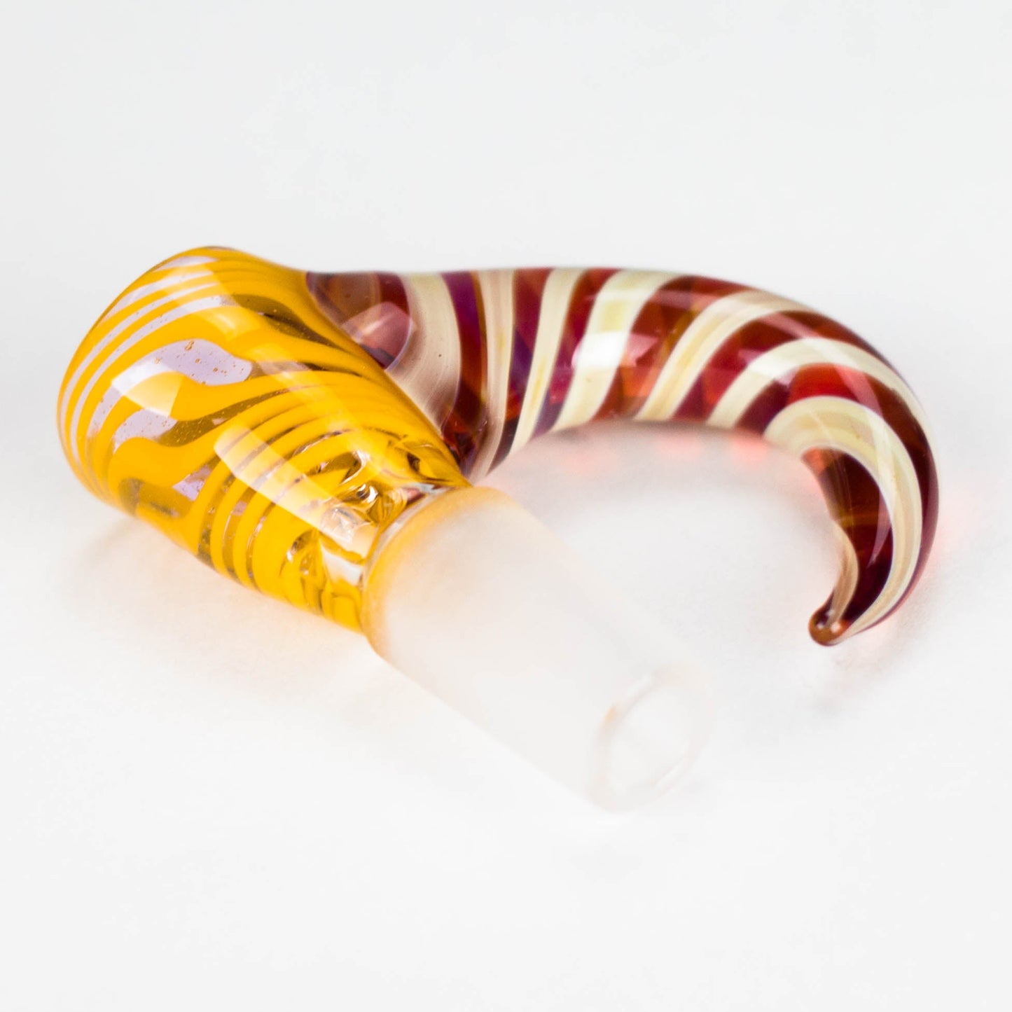 Shine Glassworks | 14mm 3 Hole Vacstack Bowl with Horn - Made in Canada_3