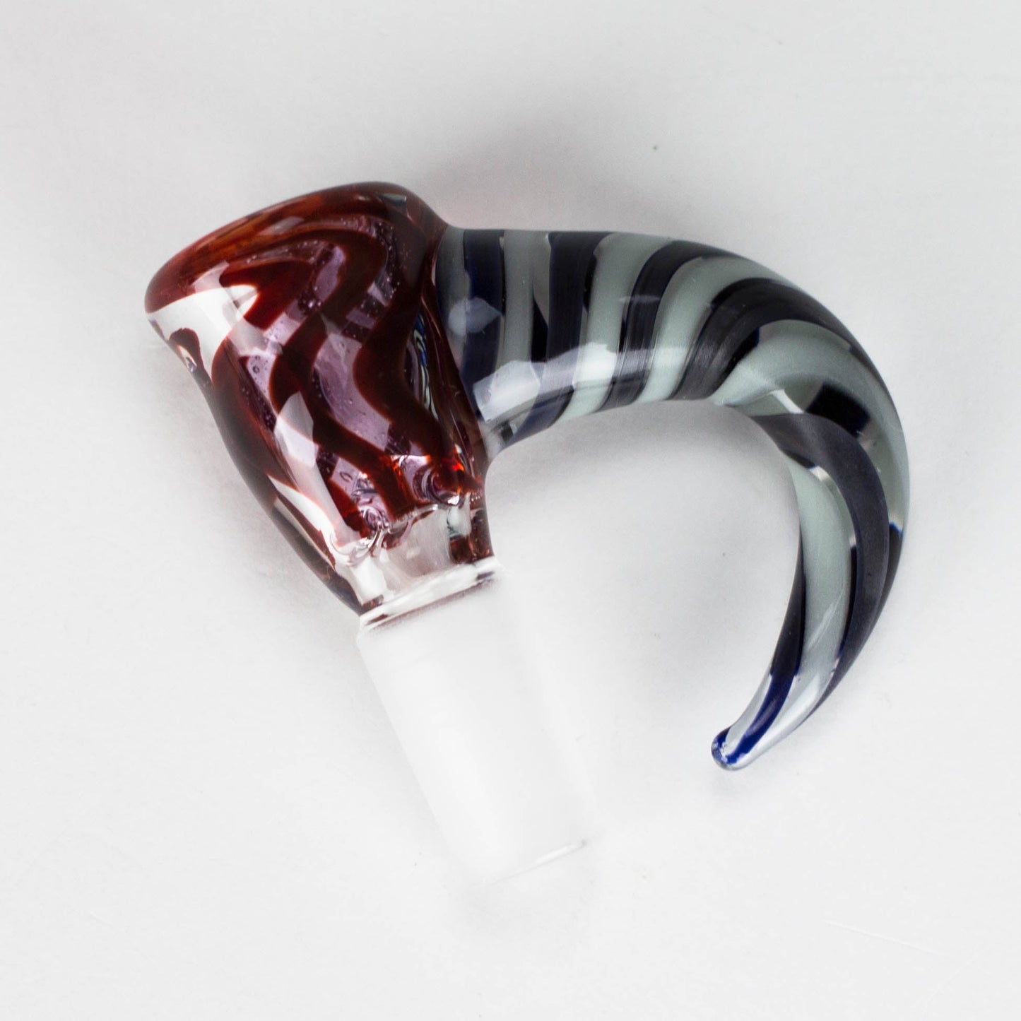 Shine Glassworks | 14mm 3 Hole Vacstack Bowl with Horn - Made in Canada_1