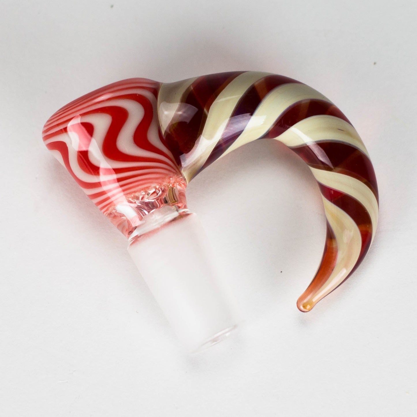 Shine Glassworks | 14mm 3 Hole Vacstack Bowl with Horn - Made in Canada_7