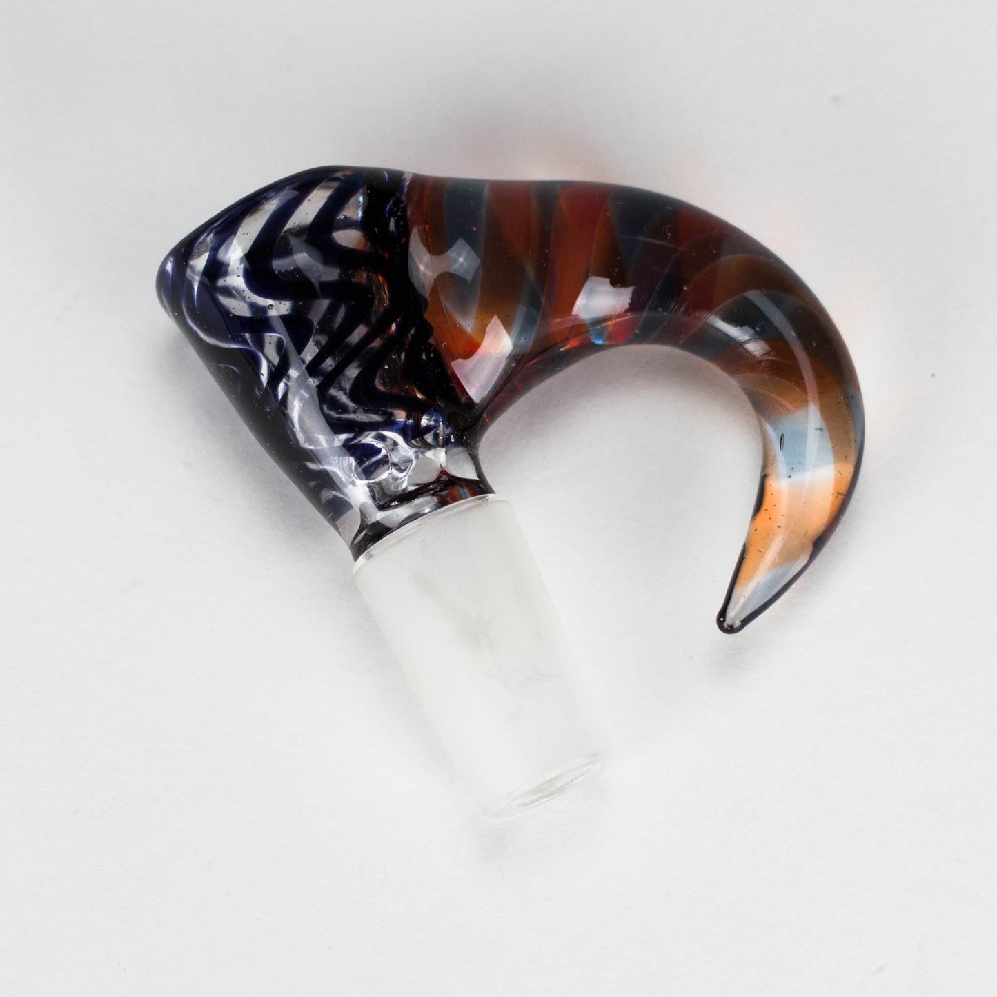 Shine Glassworks | 14mm 3 Hole Vacstack Bowl with Horn - Made in Canada_5