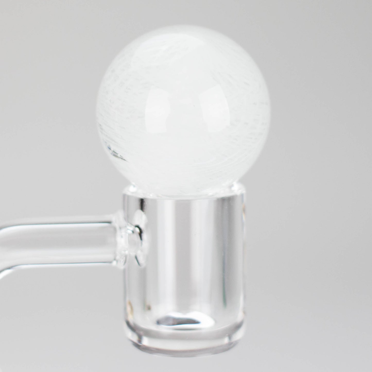 Shine Glassworks | Latticino Marble Carb Cap - Made in Canada_2