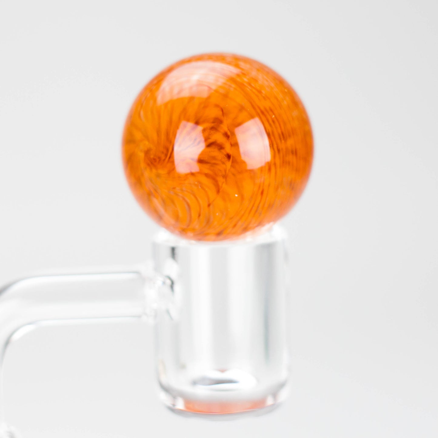 Shine Glassworks | Latticino Marble Carb Cap - Made in Canada_3
