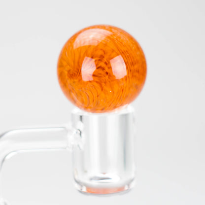 Shine Glassworks | Latticino Marble Carb Cap - Made in Canada_3
