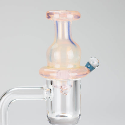 Shine Glassworks | Fume Coloured Carb Cap with Micro Opal - Made in Canada_4