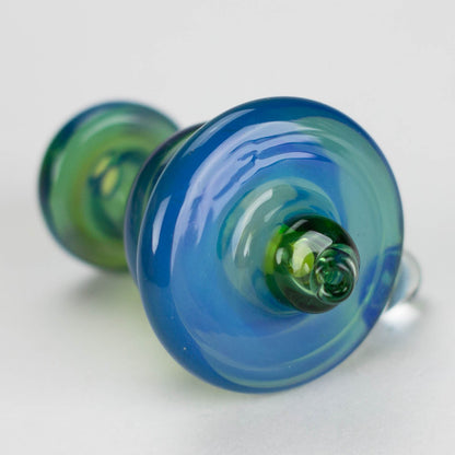 Shine Glassworks | Fume Coloured Carb Cap with Micro Opal - Made in Canada_2