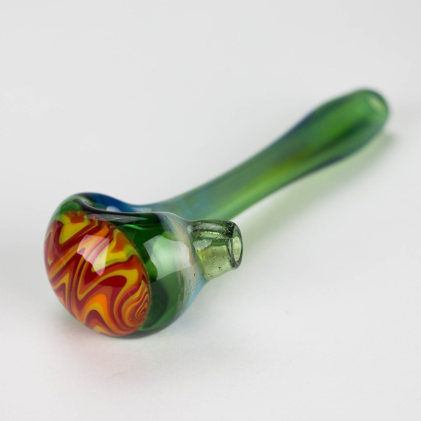 Shine Glassworks | Fume Coloured Pipe with Reverse Axis Bowl - Made in Canada_3