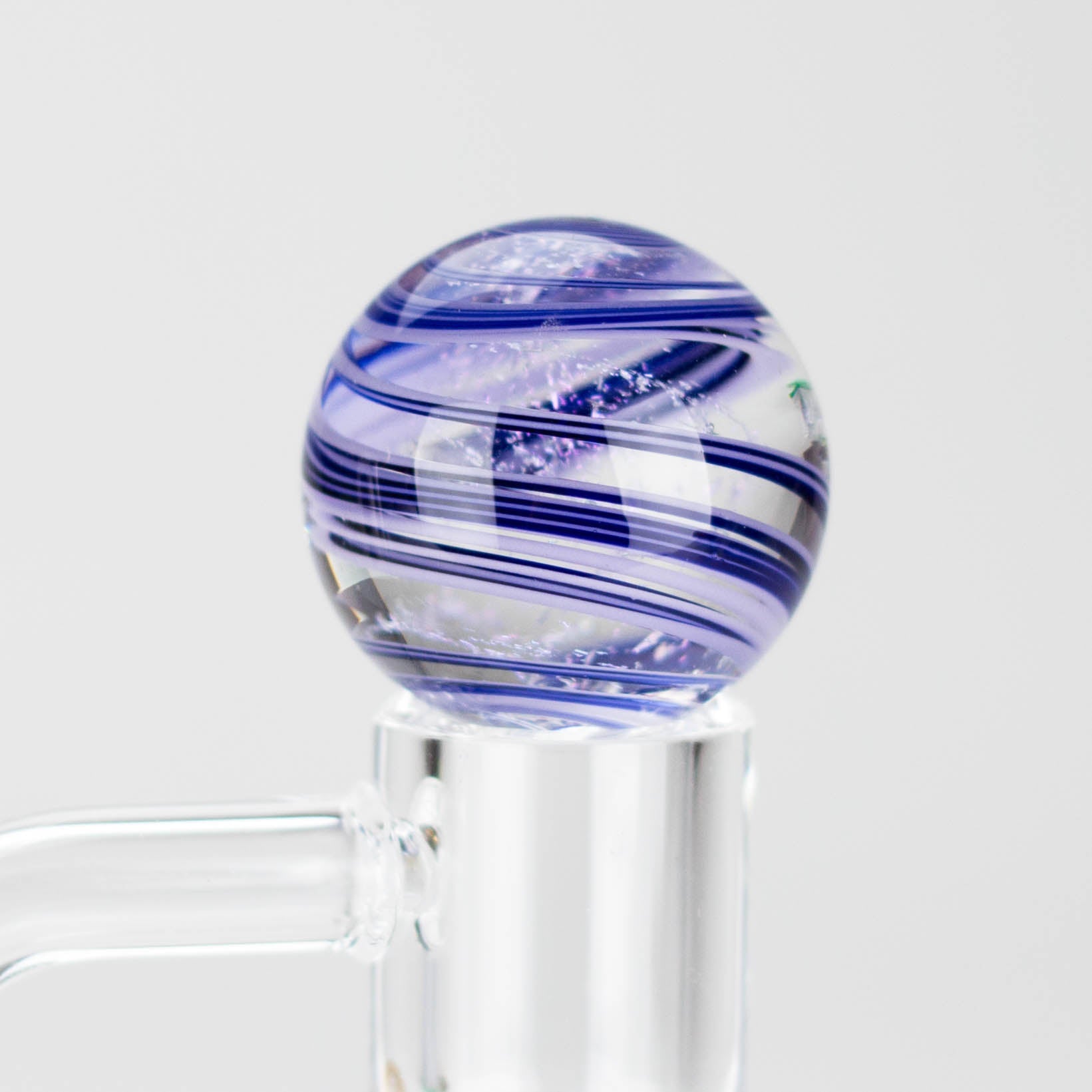 Shine Glassworks | Dicrhoic Swirl Carb Cap marble-Made in Canada_2