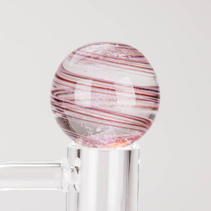 Shine Glassworks | Dicrhoic Swirl Carb Cap marble-Made in Canada_1
