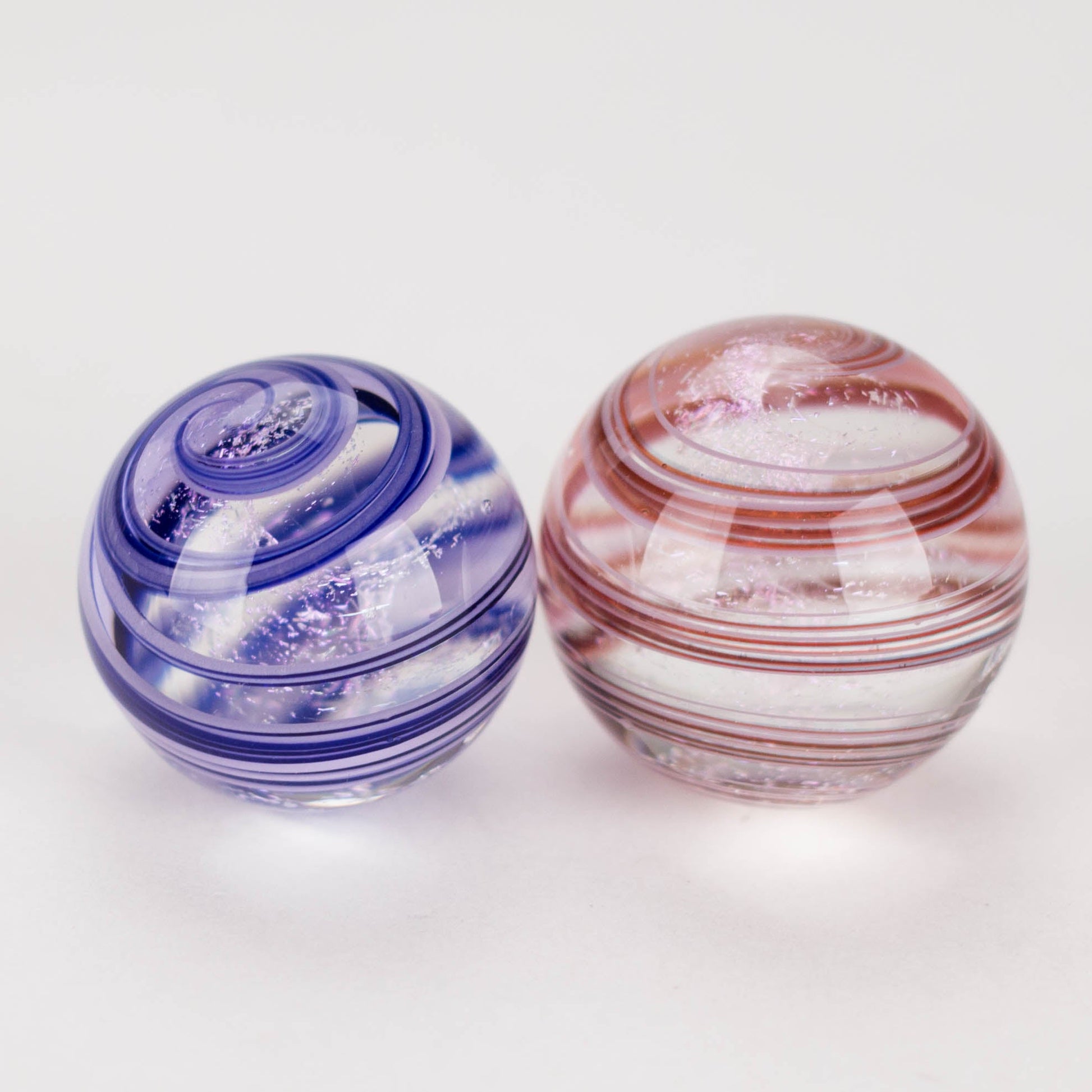 Shine Glassworks | Dicrhoic Swirl Carb Cap marble-Made in Canada_0