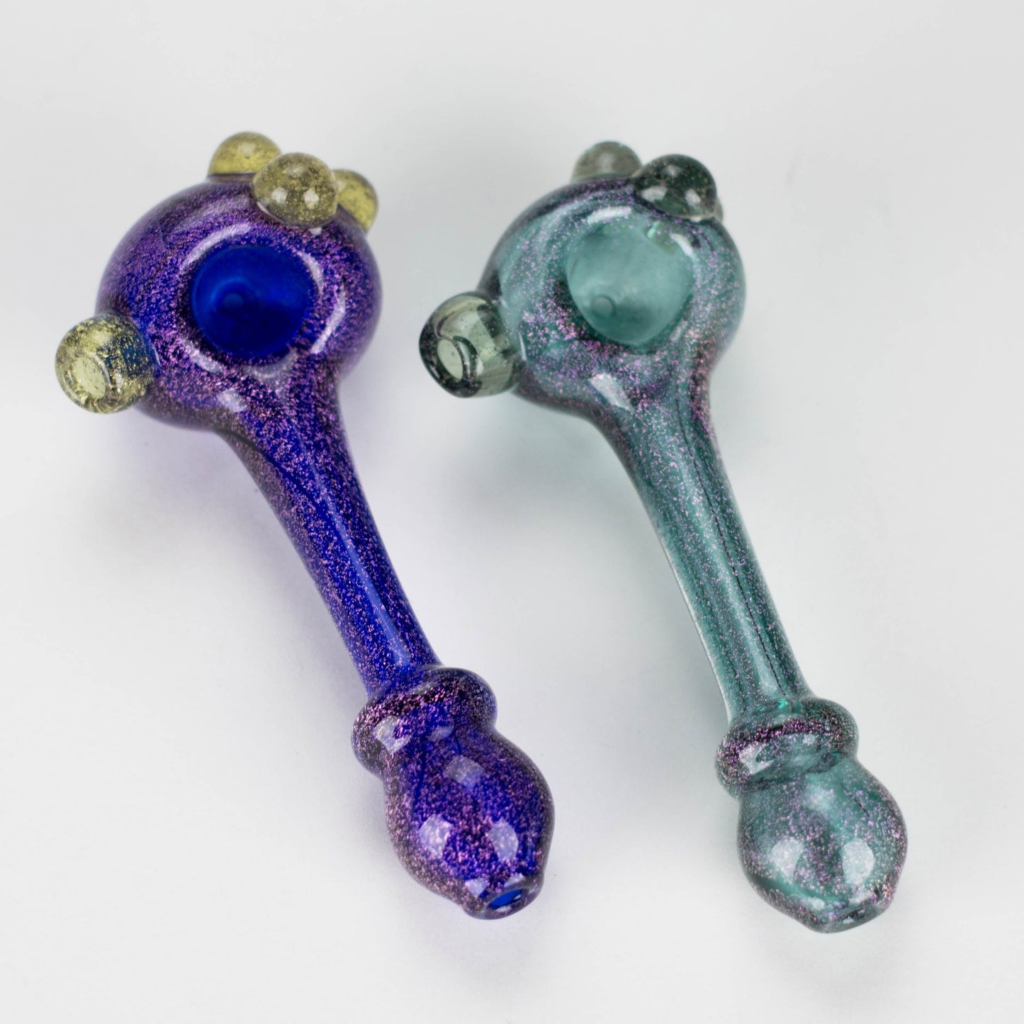 Shine Glassworks | 4" Dichroic Handpipe - made in Canada_0