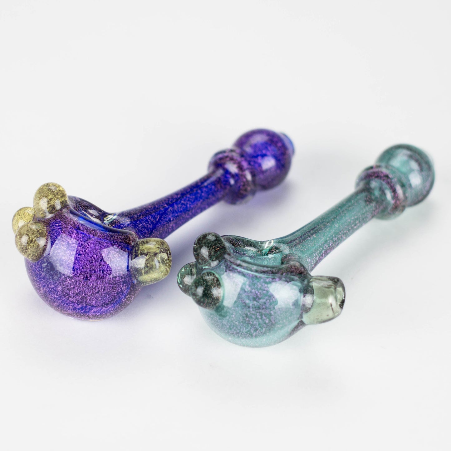 Shine Glassworks | 4" Dichroic Handpipe - made in Canada_1