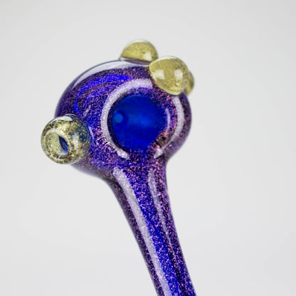 Shine Glassworks | 4" Dichroic Handpipe - made in Canada_5