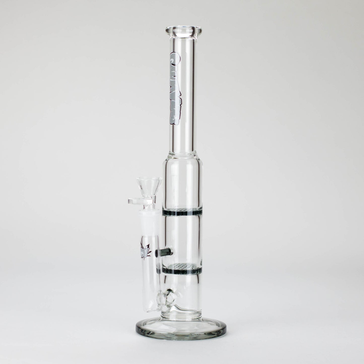 Ganjavibes | 11" Double Honeycomb Percolator Glass Bong_2