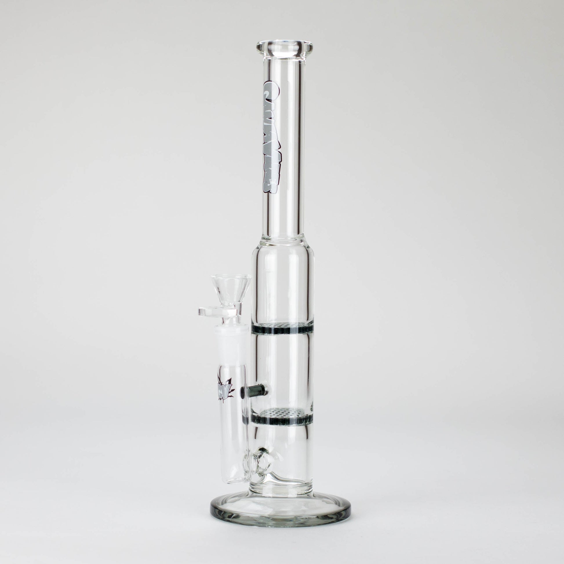 Ganjavibes | 11" Double Honeycomb Percolator Glass Bong_2