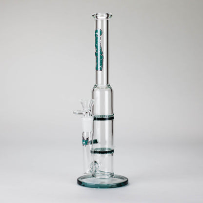 Ganjavibes | 11" Double Honeycomb Percolator Glass Bong_5