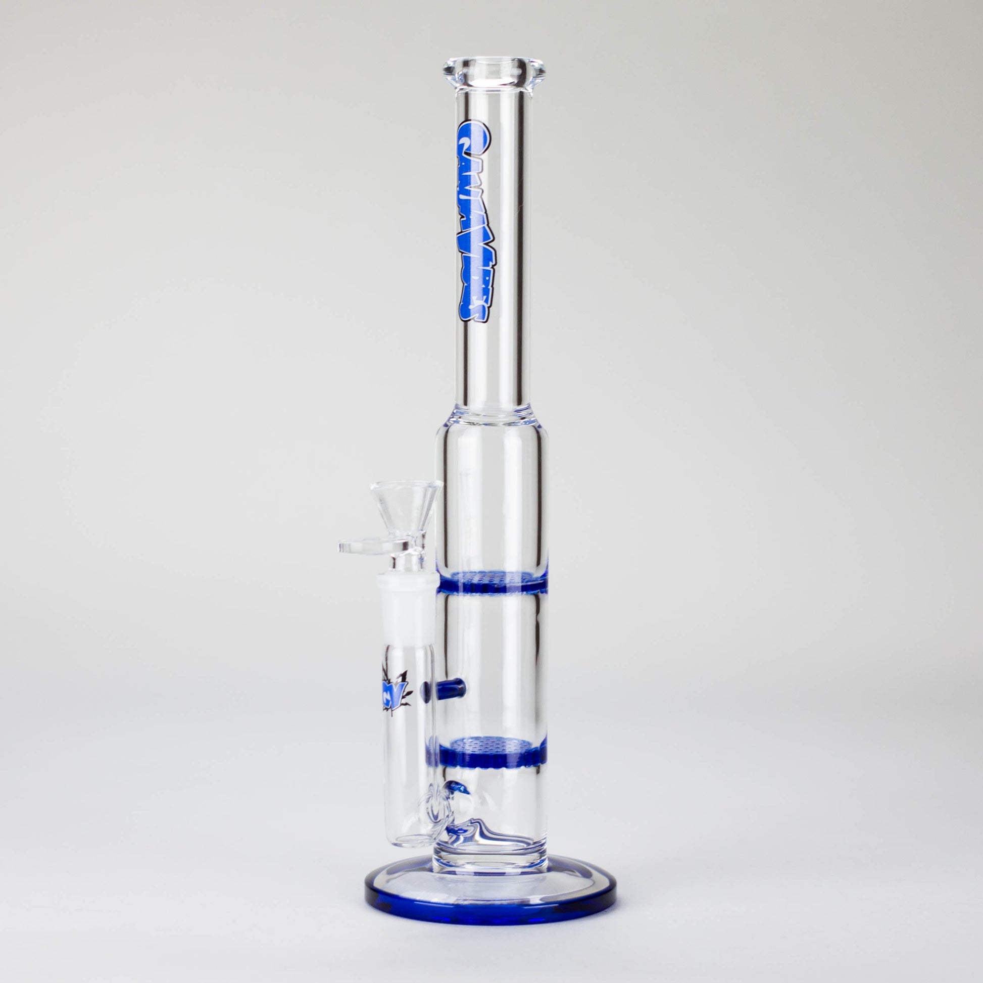 Ganjavibes | 11" Double Honeycomb Percolator Glass Bong_6