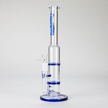 Ganjavibes | 11" Double Honeycomb Percolator Glass Bong_6