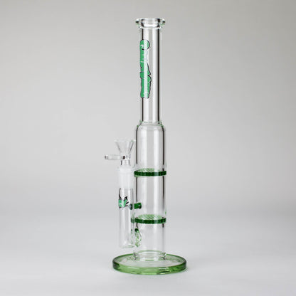 Ganjavibes | 11" Double Honeycomb Percolator Glass Bong_7