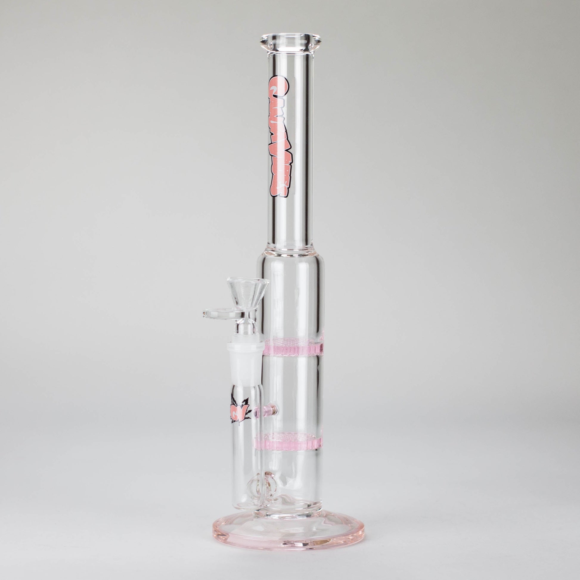 Ganjavibes | 11" Double Honeycomb Percolator Glass Bong_4