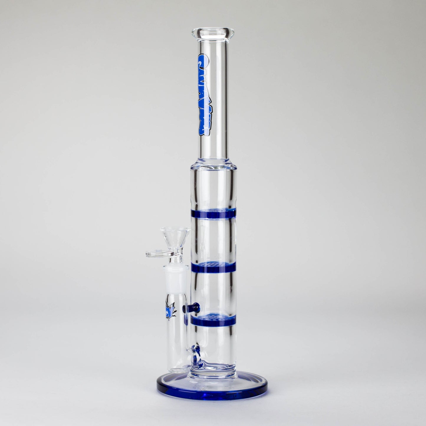 Ganjavibes | 11" Triple Honeycomb Percolator Glass Bong_6