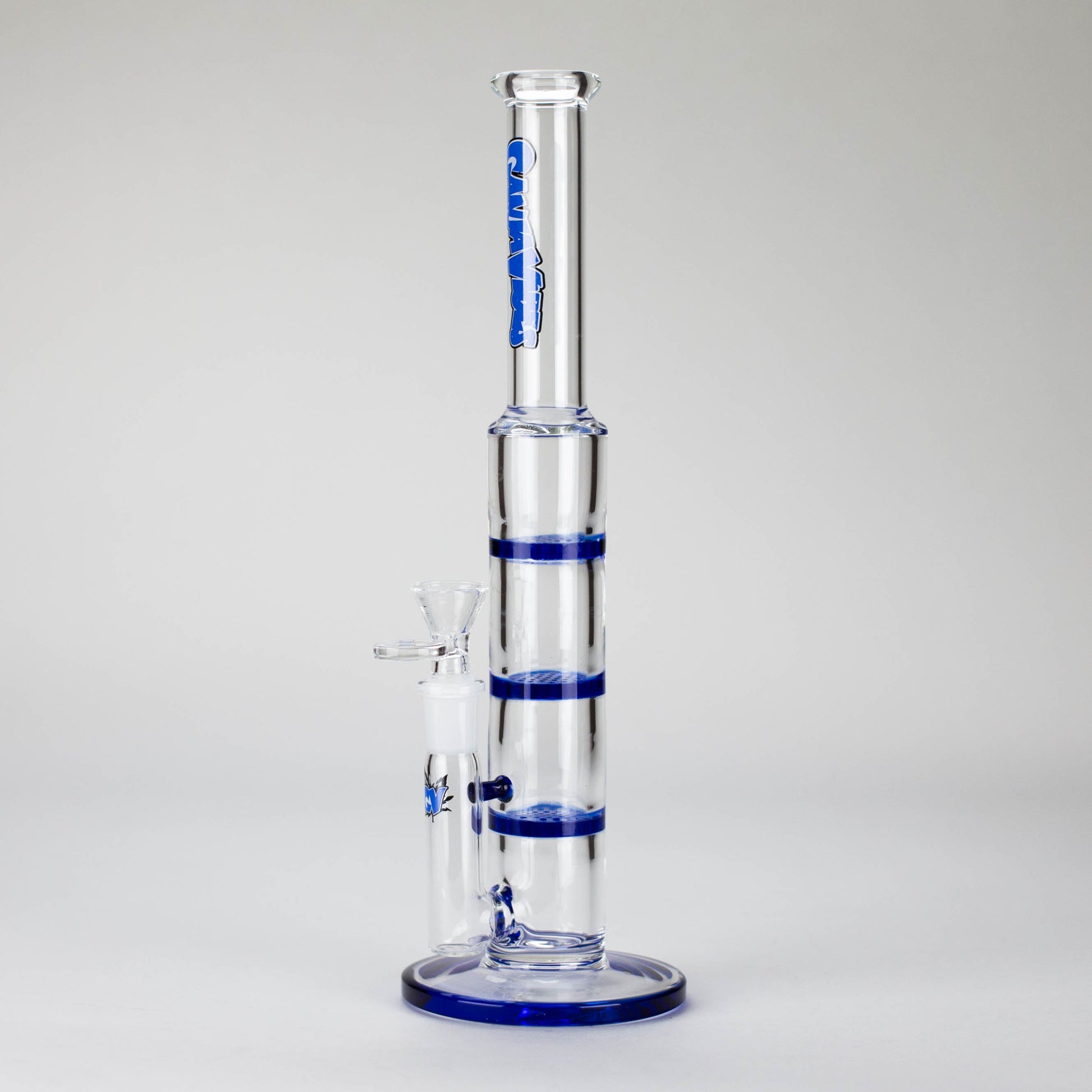 Ganjavibes | 11" Triple Honeycomb Percolator Glass Bong_6