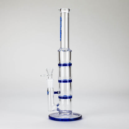 Ganjavibes | 11" Triple Honeycomb Percolator Glass Bong_9