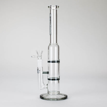 Ganjavibes | 11" Double Honeycomb Percolator Glass Bong_9