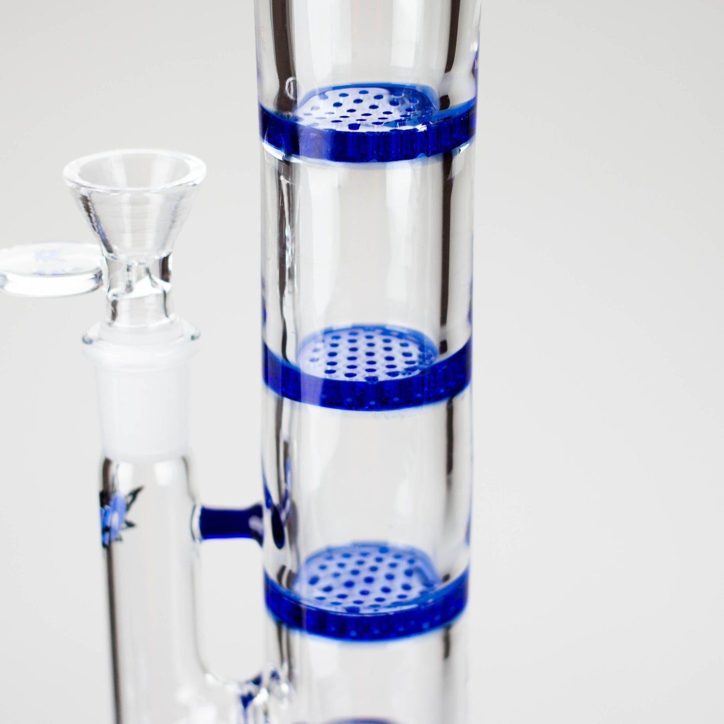 Ganjavibes | 11" Triple Honeycomb Percolator Glass Bong_12