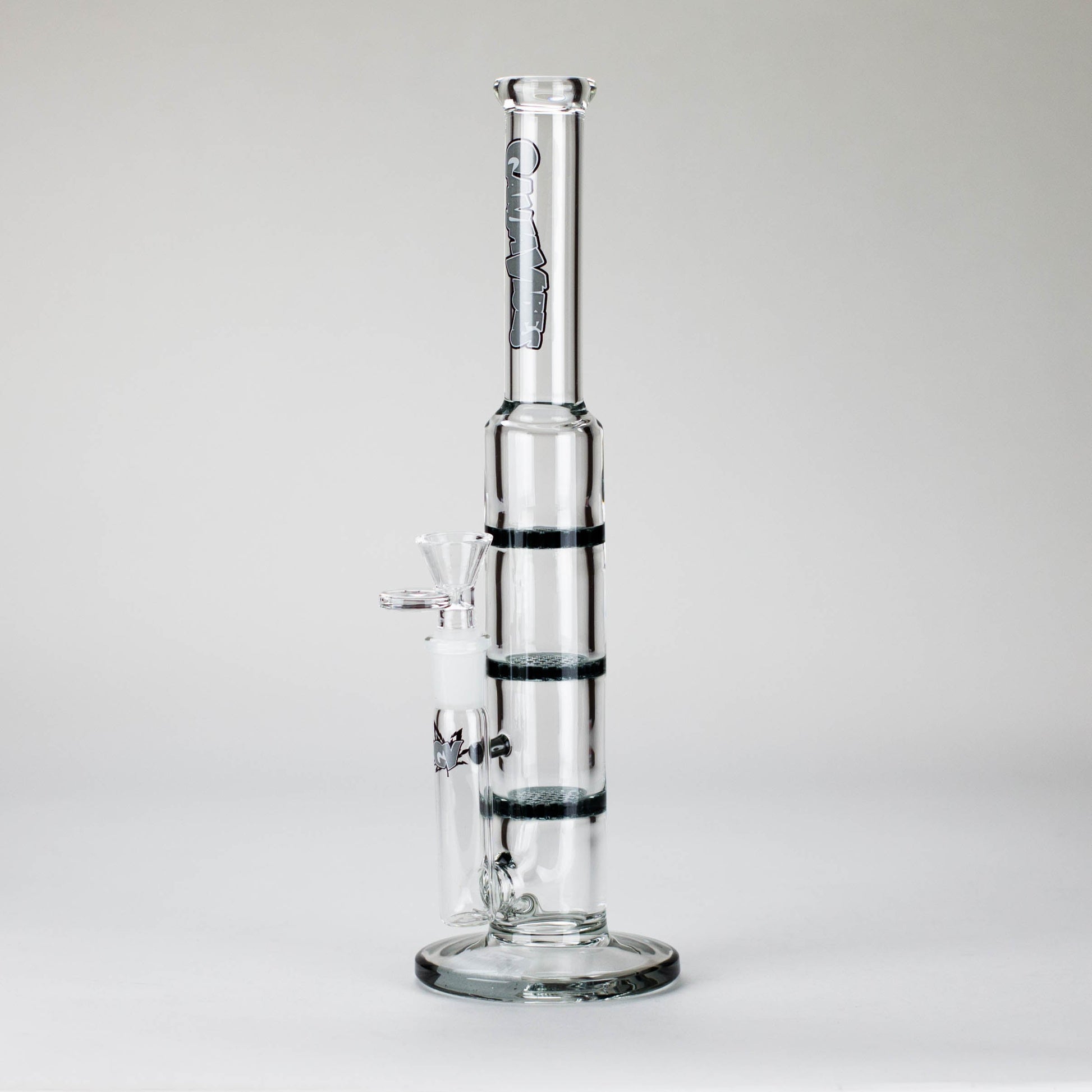 Ganjavibes | 11" Triple Honeycomb Percolator Glass Bong_4
