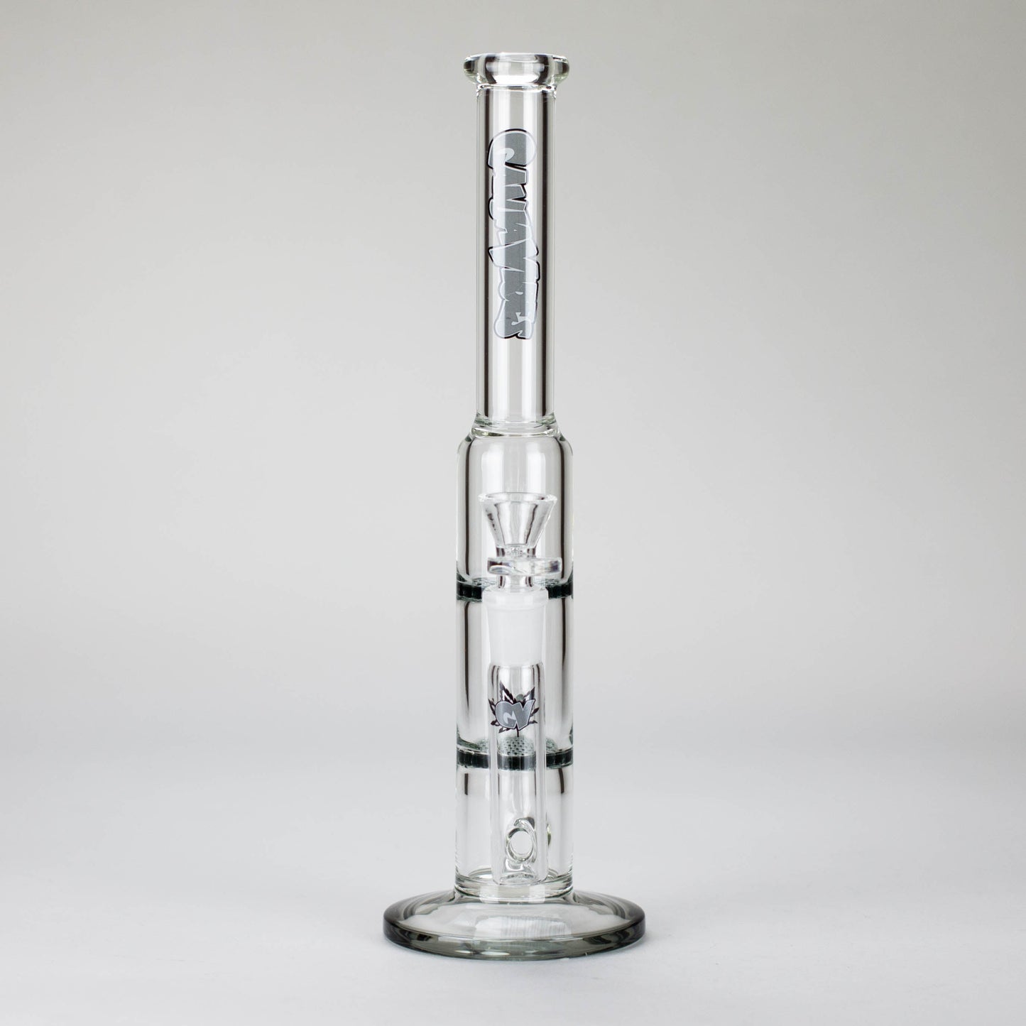 Ganjavibes | 11" Double Honeycomb Percolator Glass Bong_10