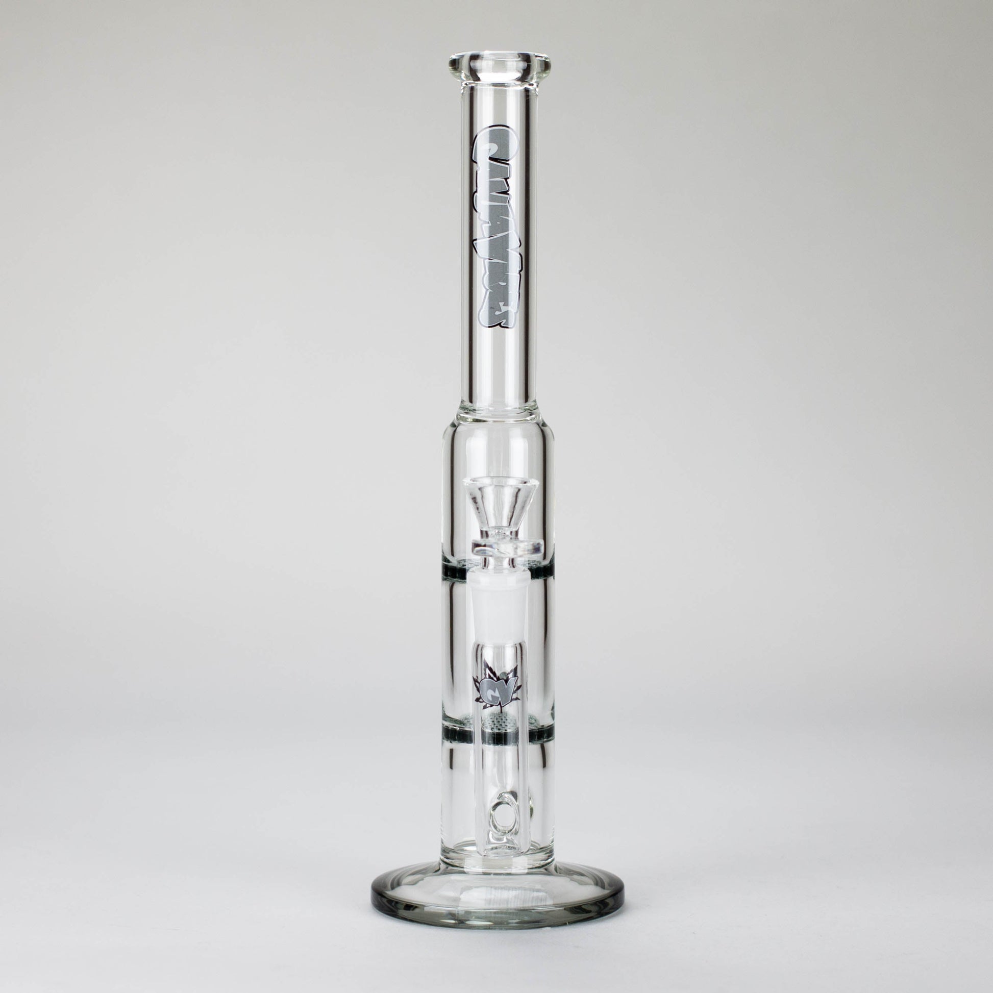 Ganjavibes | 11" Double Honeycomb Percolator Glass Bong_10