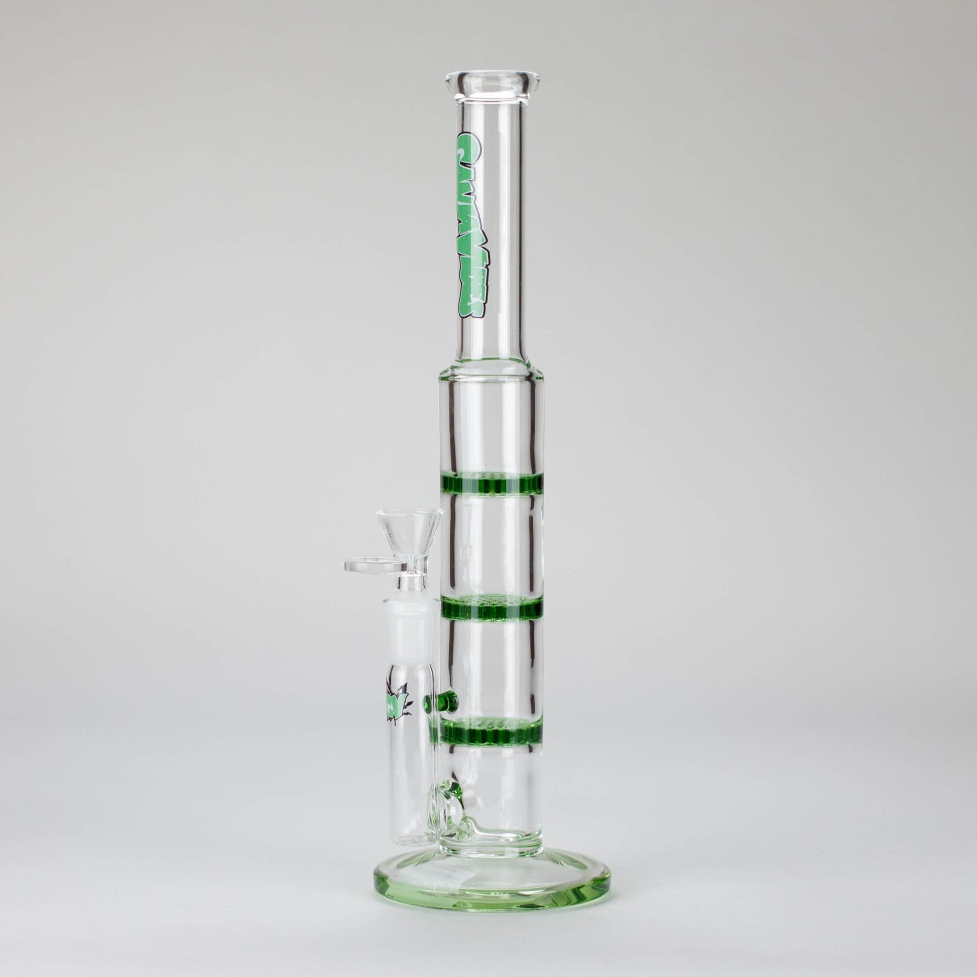 Ganjavibes | 11" Triple Honeycomb Percolator Glass Bong_7