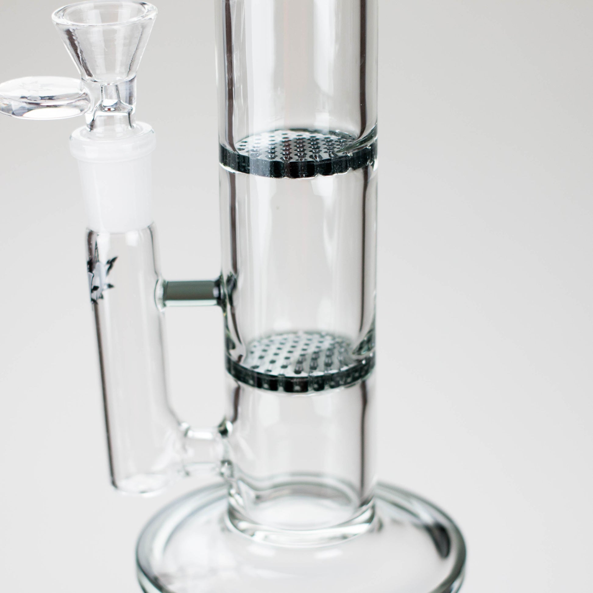 Ganjavibes | 11" Double Honeycomb Percolator Glass Bong_12