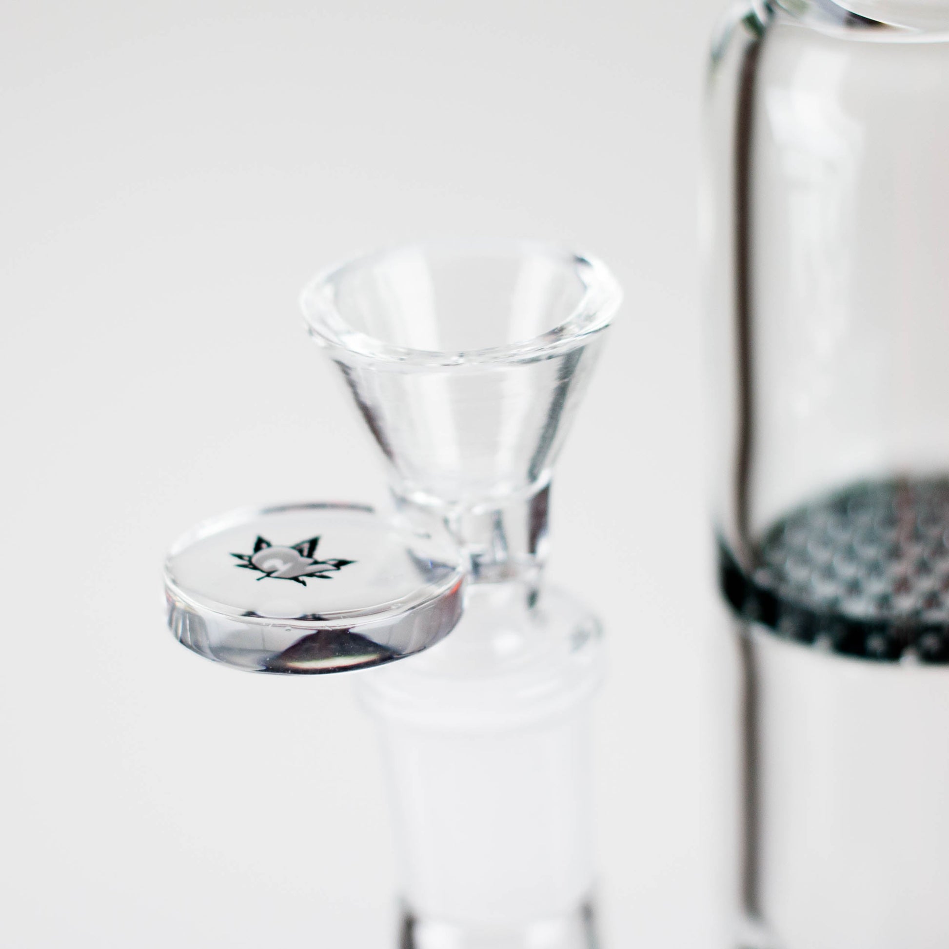 Ganjavibes | 11" Double Honeycomb Percolator Glass Bong_14